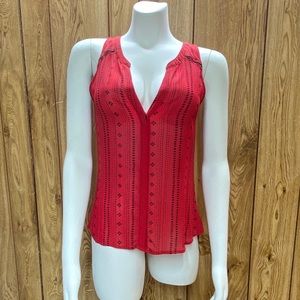 Sanctuary Sleeveless Blouse Chiffon Tank Top XS